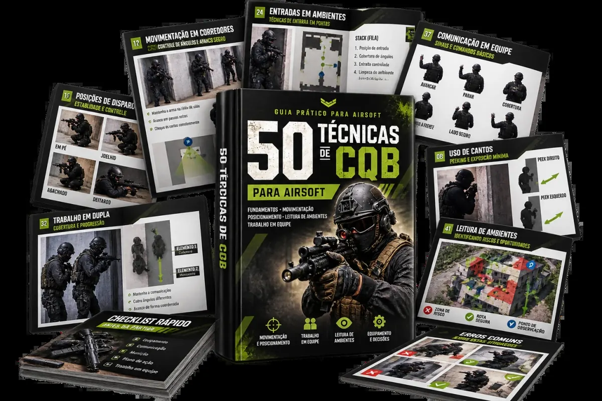 E-book 50 Técnicas de CQB para Airsoft